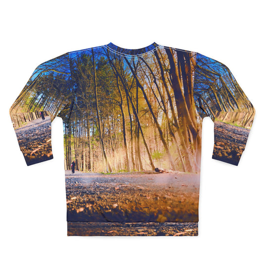 Forest Path Sweatshirt — Scenic Woodland Autumn Crewneck