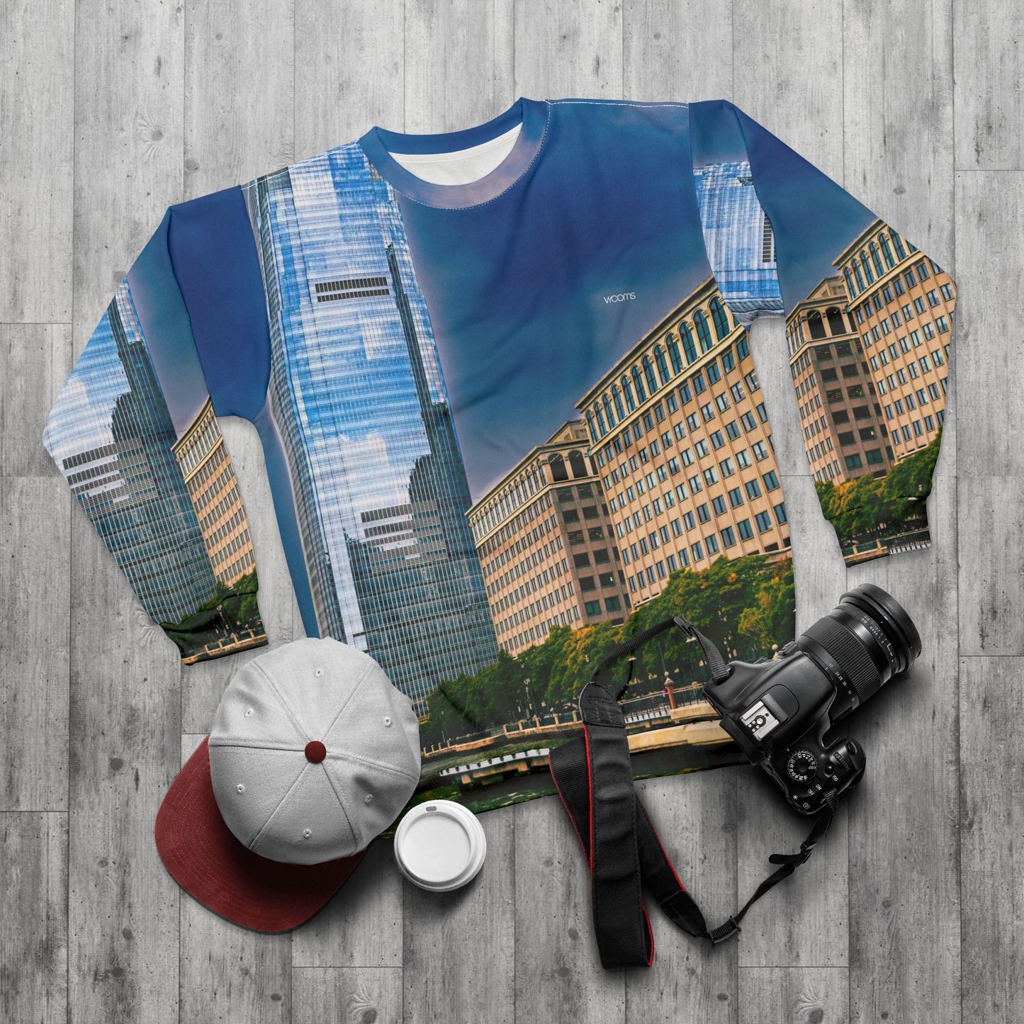 Exchange Place Cityscape Sweatshirt — Hudson River Skyline Urban Design