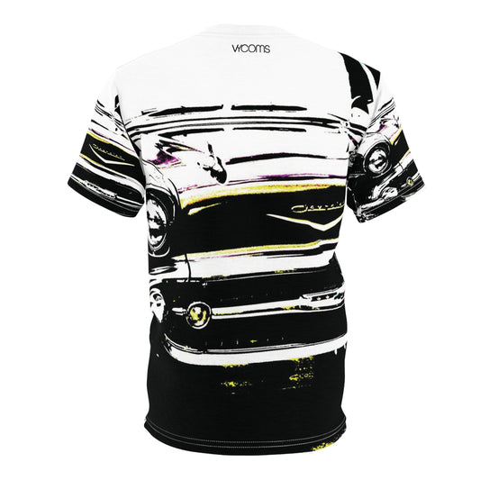 Chrome & Heritage T-Shirt – 1950s Chevrolet B&W Edition