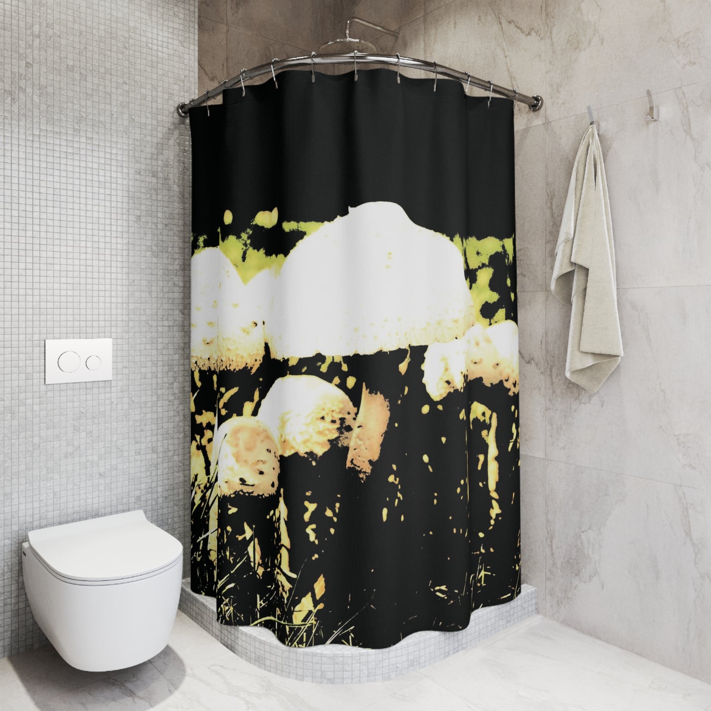 Shower Curtain Printed With Exclusive, High-Res, Full Color Beautiful Image.