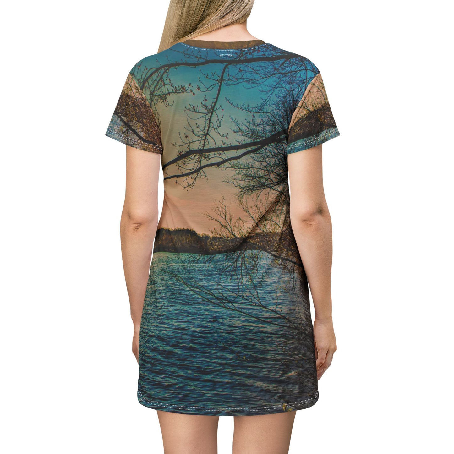 Lake Sunset Dress — Vintage Sunset Lake Dress