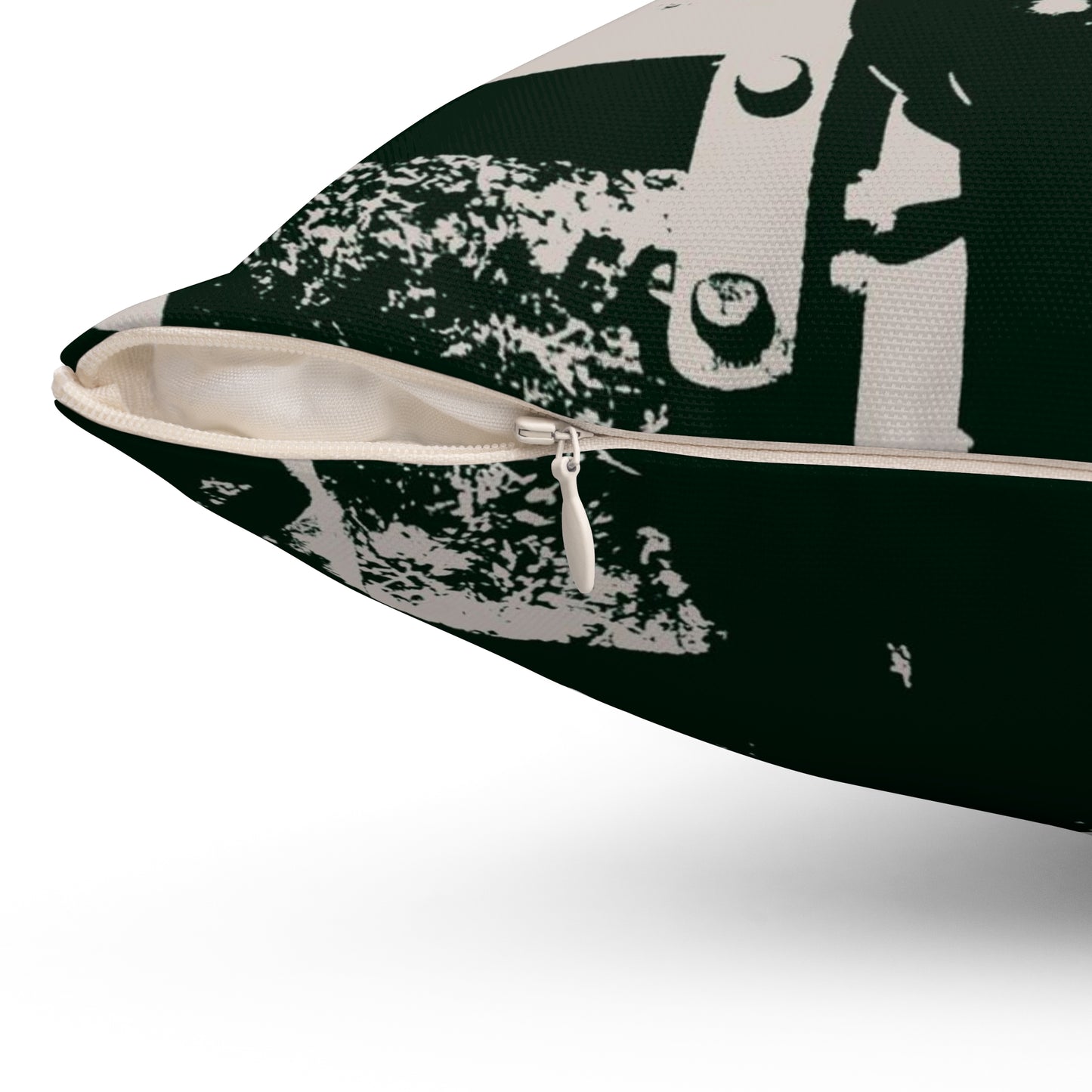 Spun Polyester Square Pillow Printed With Exclusive, High-Res, Full Color Beautiful Image