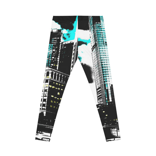 Cityscape Leggings — Urban Skyline Leggings