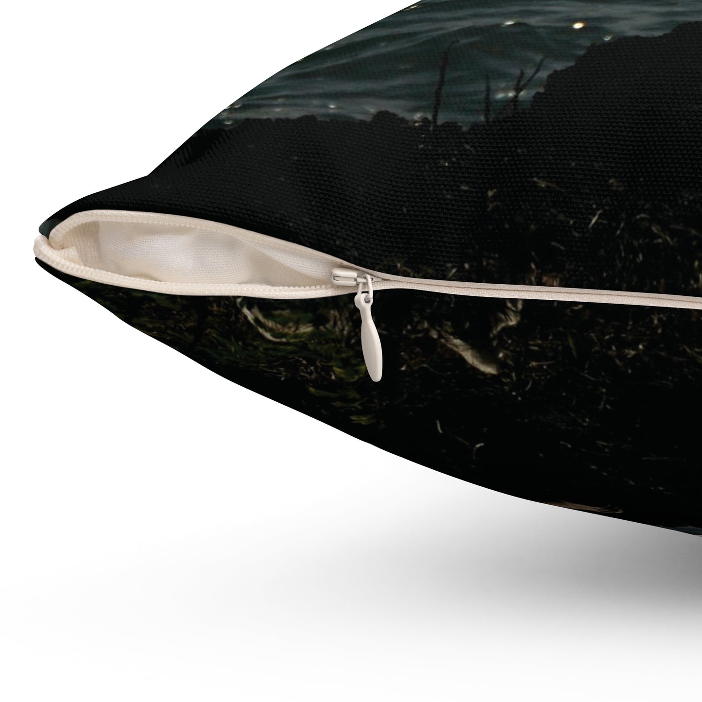 Spun Polyester Square Pillow Printed With Exclusive, High-Res, Full Color Beautiful Image