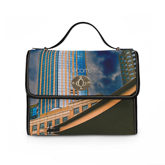 Exchange Place New Jersey Building Photo Waterproof Canvas Bag