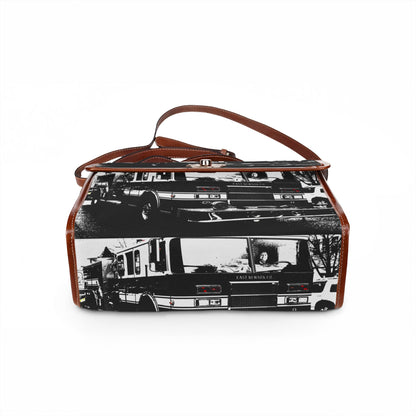 Vintage Fire Truck Bag —  Print Waterproof Satchel