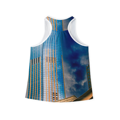 Cityscape Photo Tank Top — Modern Skyscraper Print Women’s Tank