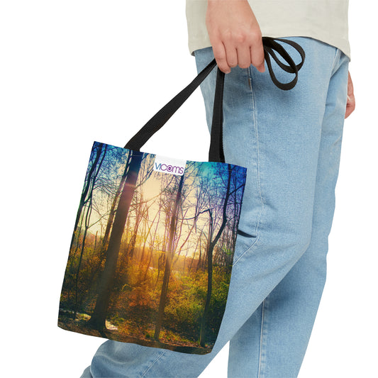 Tote Bag Printed with an Exclusive Beautiful High-Res, Full Color Natural Image.