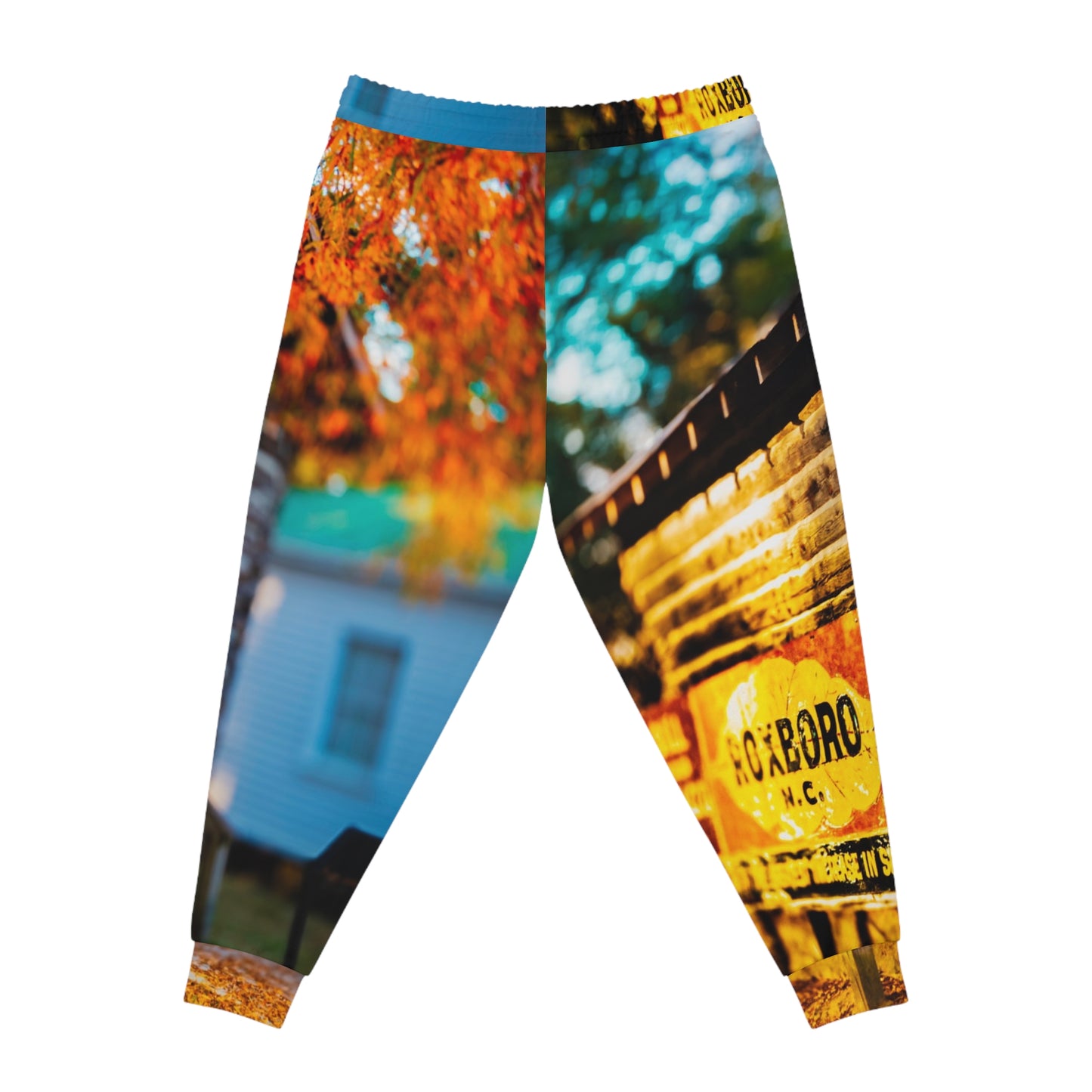 Autumn Refuge Premium Joggers – Rustic Cabin Fall Edition