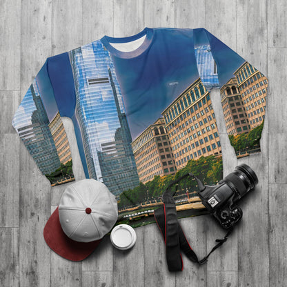 Exchange Place Cityscape Sweatshirt — Hudson River Skyline Urban Design