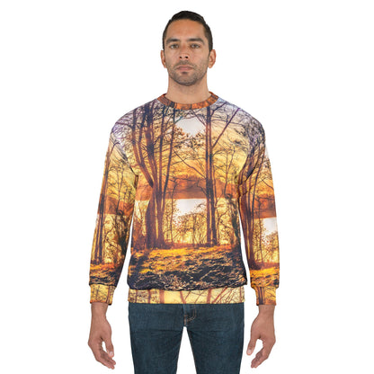 Autumn Lake Sunset Sweatshirt