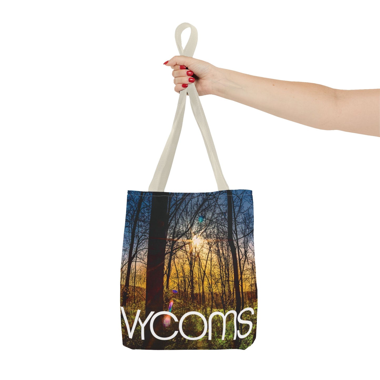 Tote Bag Printed with an Exclusive Beautiful High-Res, Full Color Natural Image.