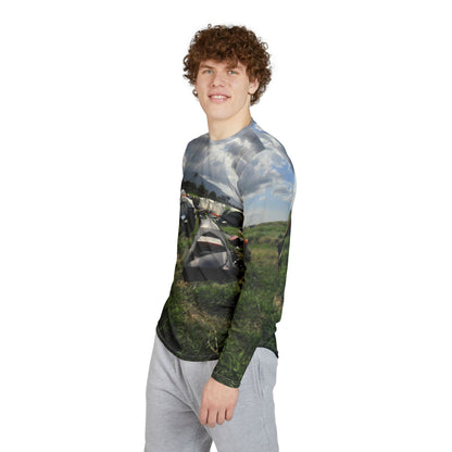 Camping Scene UV Long Sleeve Shirt — Outdoor Tee