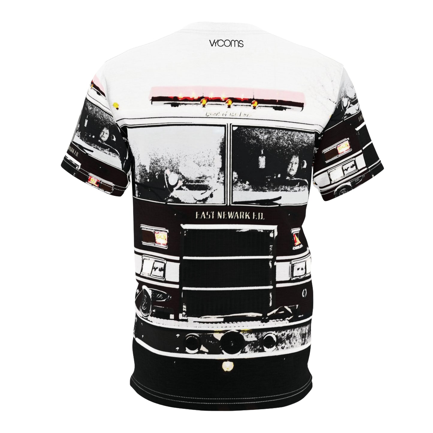 Newark Bravest T-Shirt – Vintage Firehouse Monochrome Edition