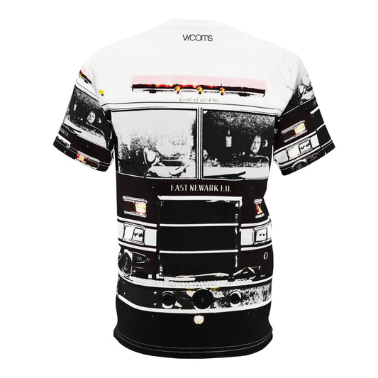 Newark Bravest T-Shirt – Vintage Firehouse Monochrome Edition