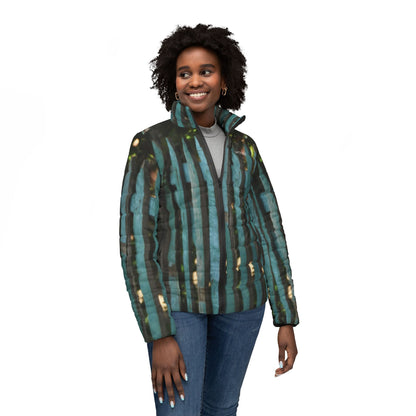 Women's Puffer Jacket - Rustic Edge Horizon