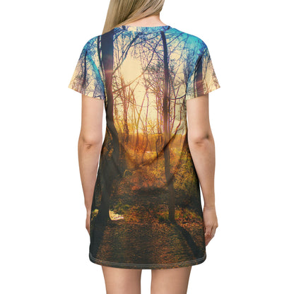 Golden Countryside Dress – Sunset Silhouette Edition