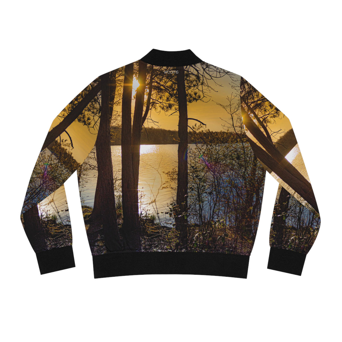Women's Bomber Jacket - Franklin Lakes Golden Hour