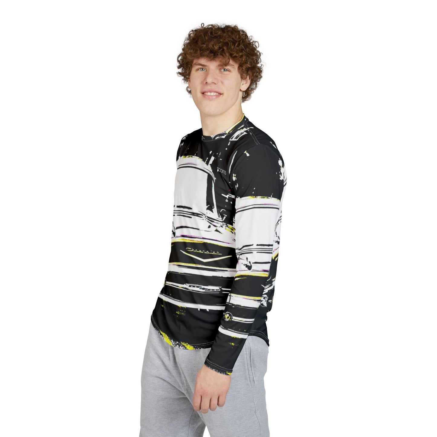 1950s Red Chevrolet Long Sleeve Shirt — Retro Classic Car Tee