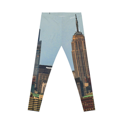 Manhattan Skyline Women's Casual Leggings — NYC Cityscape