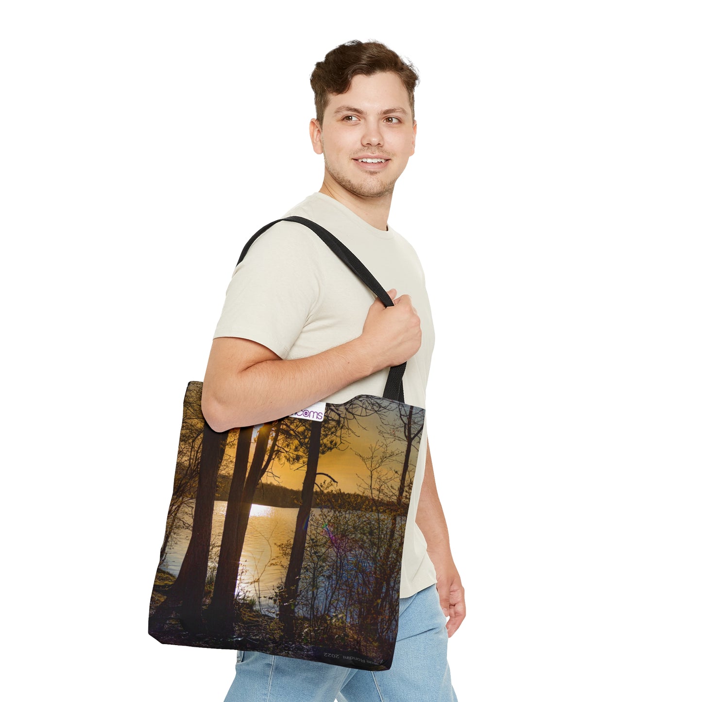 Tote Bag Printed with an Exclusive Beautiful High-Res, Full Color Natural Image.