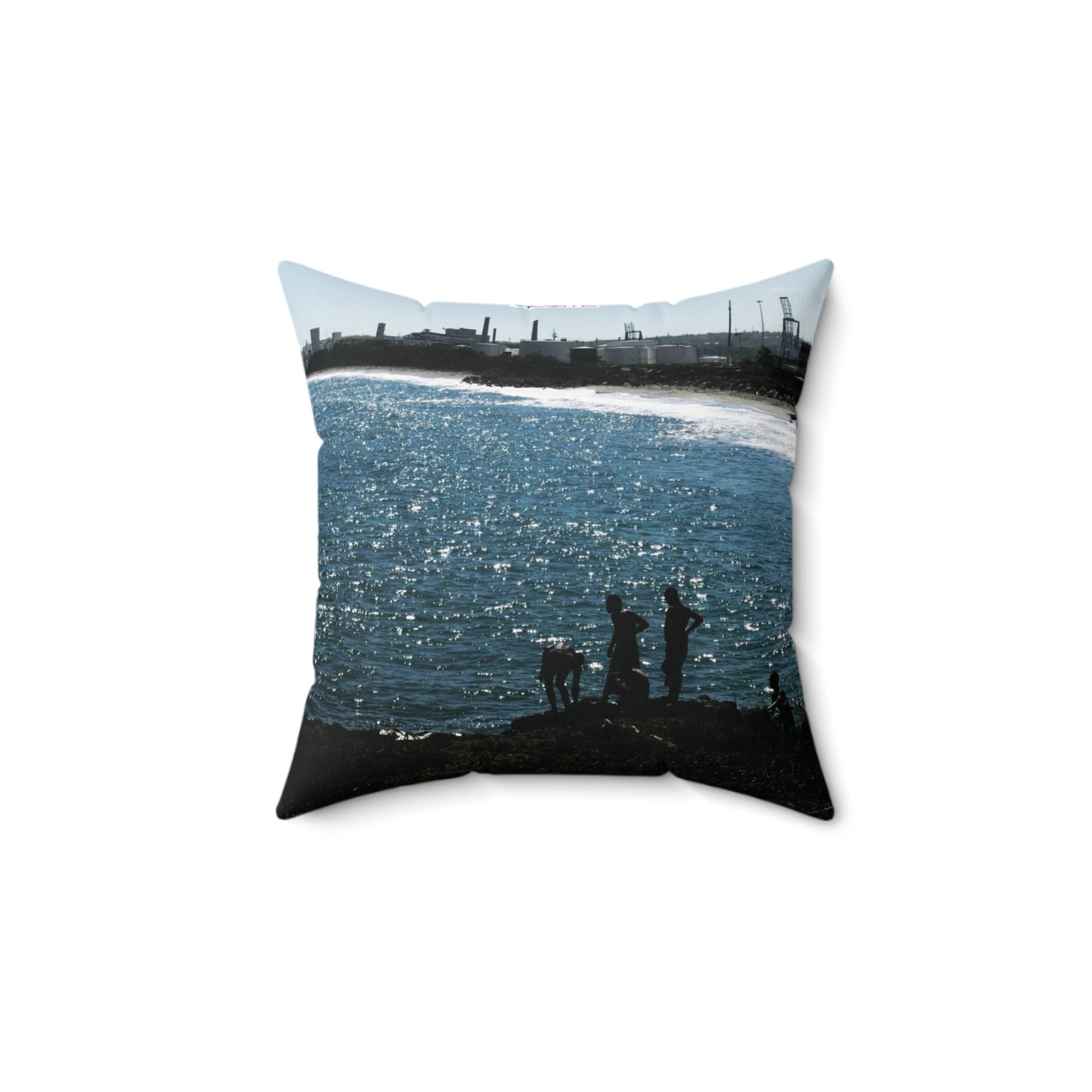 Spun Polyester Square Pillow Printed With Exclusive, High-Res, Full Color Beautiful Image