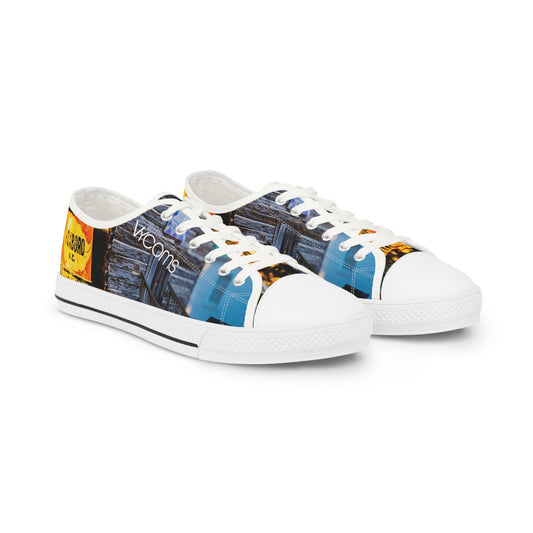 Urban Vibe Graphic Low Top Sneakers for Men