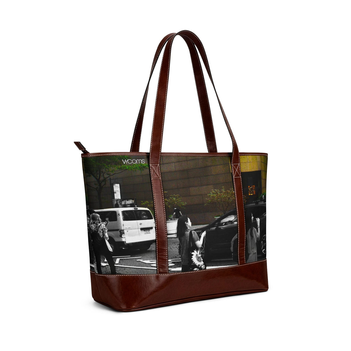 New York City Street Handbag — Urban Monochrome Tote