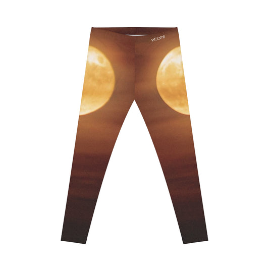 Leggings Sunset Moon — Leggings de yoga cósmicos para mujer