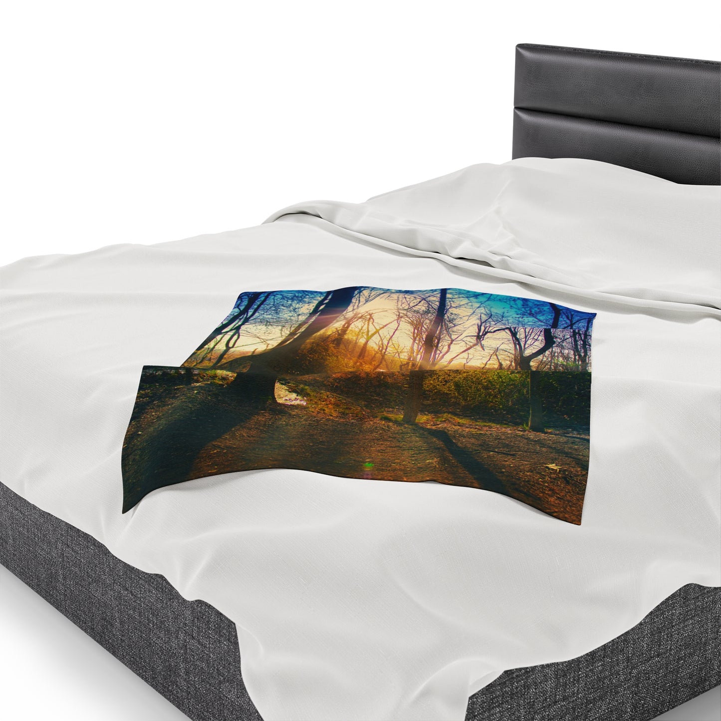 Velveteen Plush Blanket with beautiful photo image.