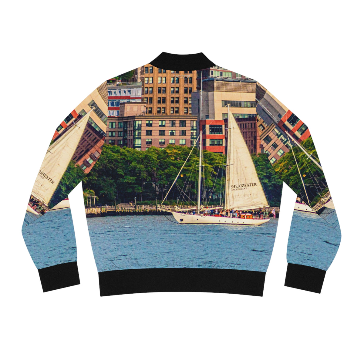 Women's Bomber Jacket - Manhattan Sail Reverie