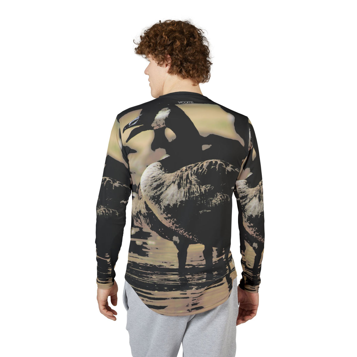 Men’s Wetland Bird UV Protection Long Sleeve Shirt