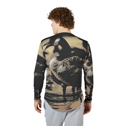 Men’s Wetland Bird UV Protection Long Sleeve Shirt