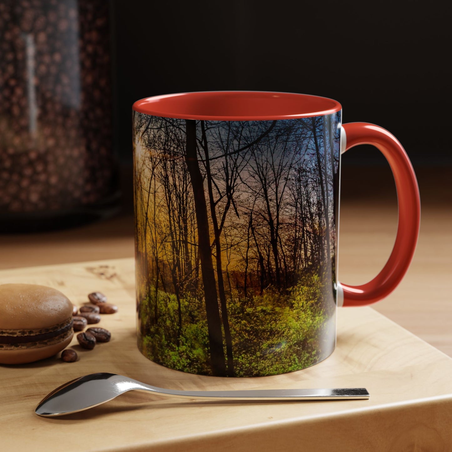 11oz Ceramic Coffe Mug Beautifully Decorated with an Elegant High-Res, Full Color Natural Landscape Image.