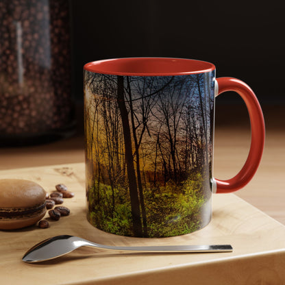11oz Ceramic Coffe Mug Beautifully Decorated with an Elegant High-Res, Full Color Natural Landscape Image.