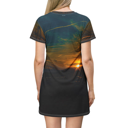 Verranzano Bridge Sunset Dress —Urban Sunset Dress
