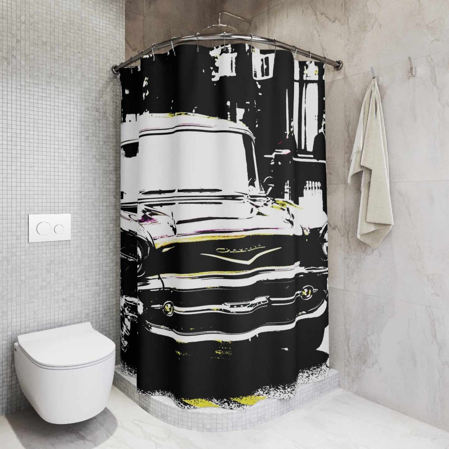 Shower Curtain Printed With Exclusive, High-Res, Full Color Beautiful Image.