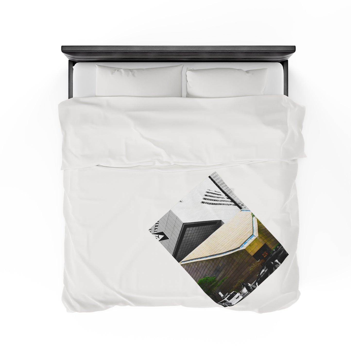 Velveteen Plush Blanket with beautiful car image.