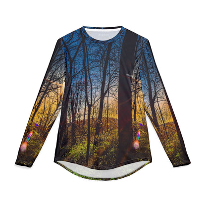 Sunset Forest Long Sleeve Shirt — Men's UV Protection Outdoor Top