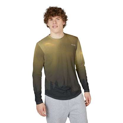 Sunset Cityscape Men's UV Long-Sleeve Shirt