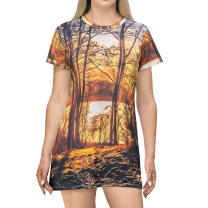 Sunset Forest Dress — Scenic Lake View