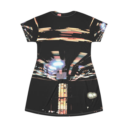 Carnival Night Dress — Retro Fairground Ride