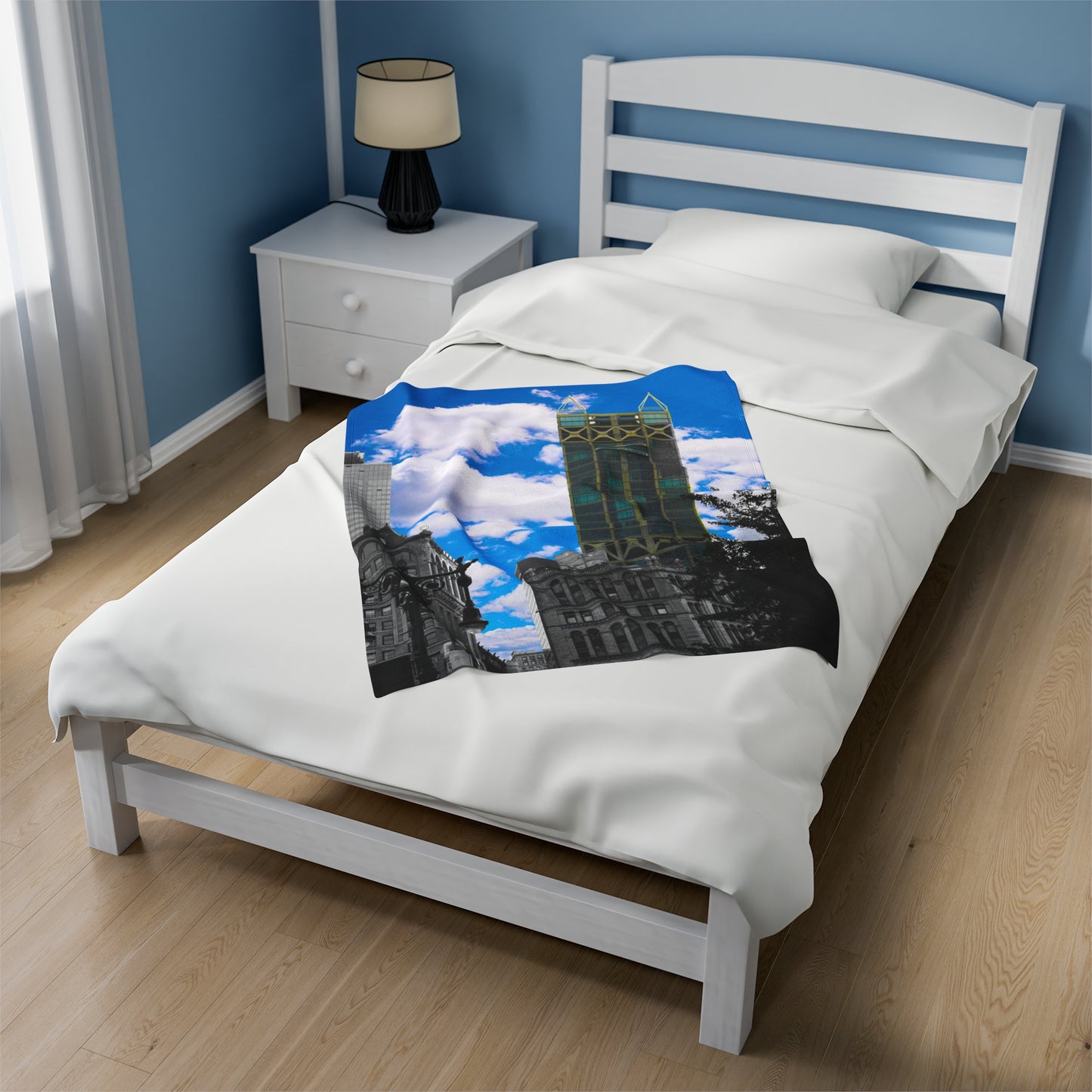 Velveteen Plush Blanket with beautiful photo image.