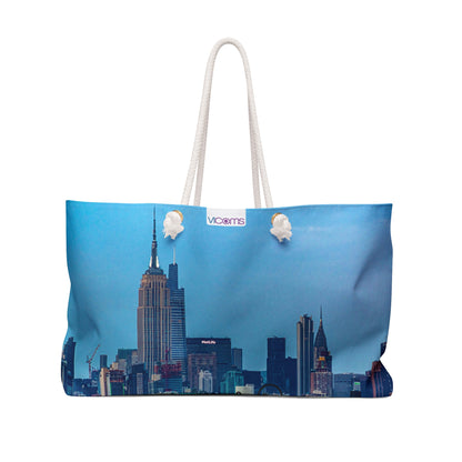 Exquisita y exclusiva bolsa de fin de semana de 24" x 13".