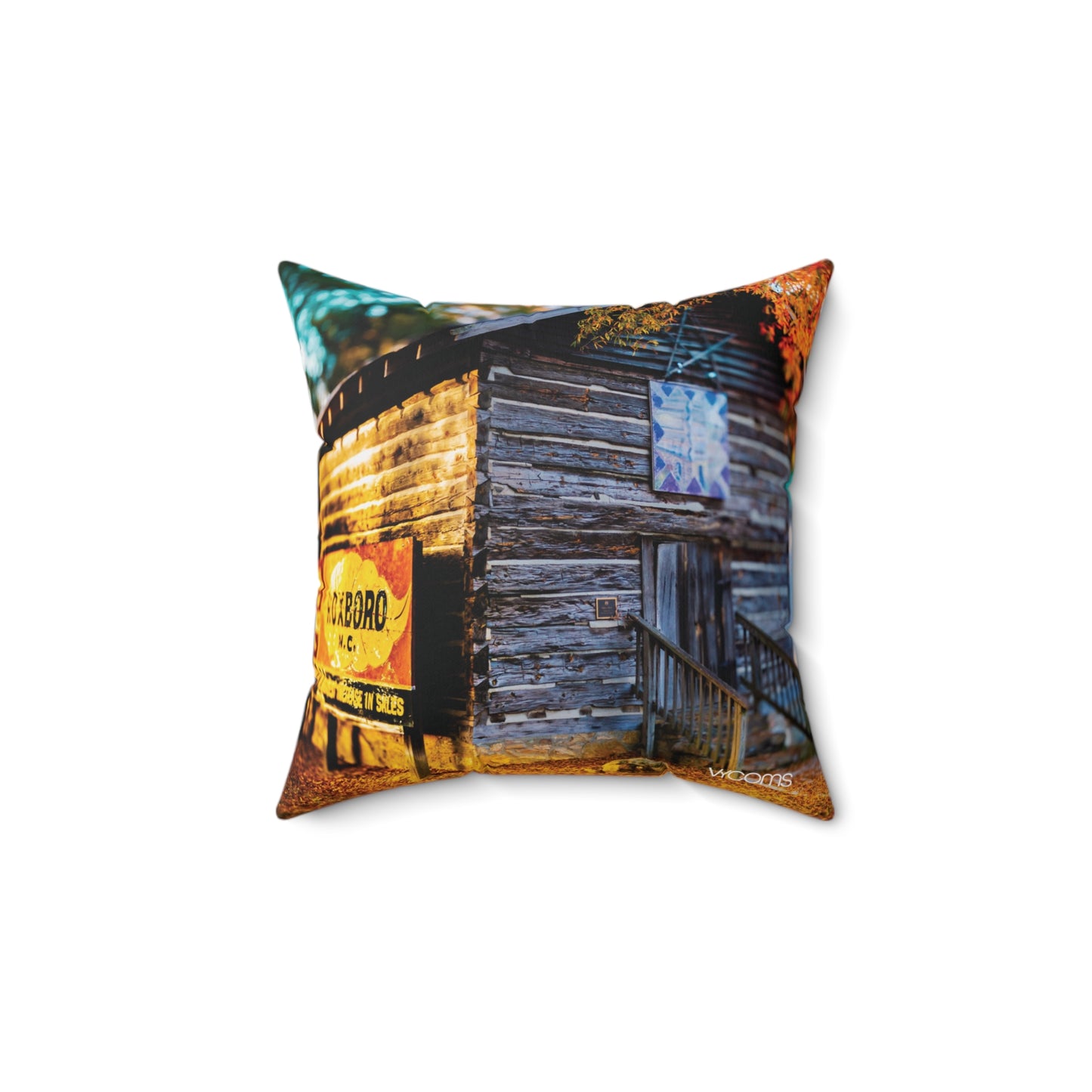Spun Polyester Square Pillow Printed With Exclusive, High-Res, Full Color Beautiful Image