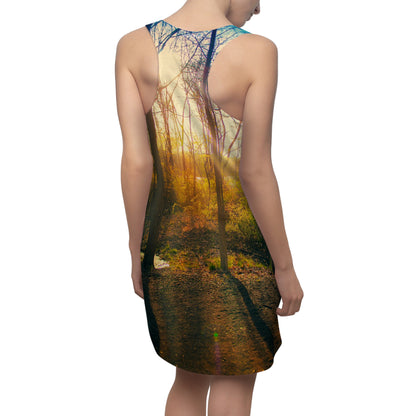 Sunlit Forest Racerback Dress — Nature Sundress