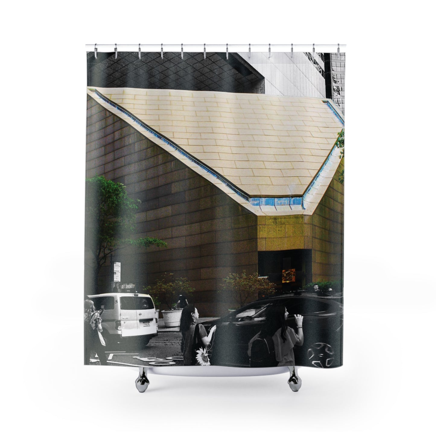 Shower Curtain Printed With Exclusive, High-Res, Full Color Beautiful Image.