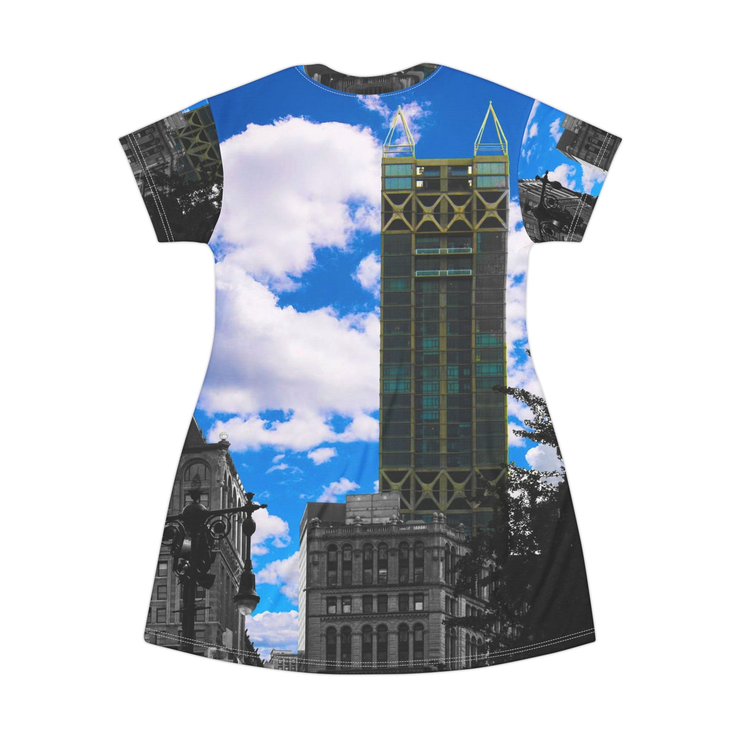 Cityscape Dress — Blue Sky Urban Photography