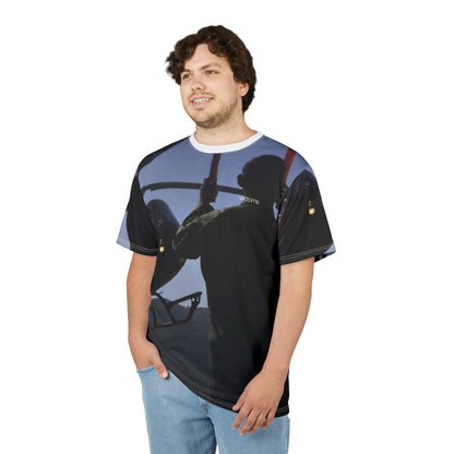 Helicopter Pilot Silhouette T-Shirt