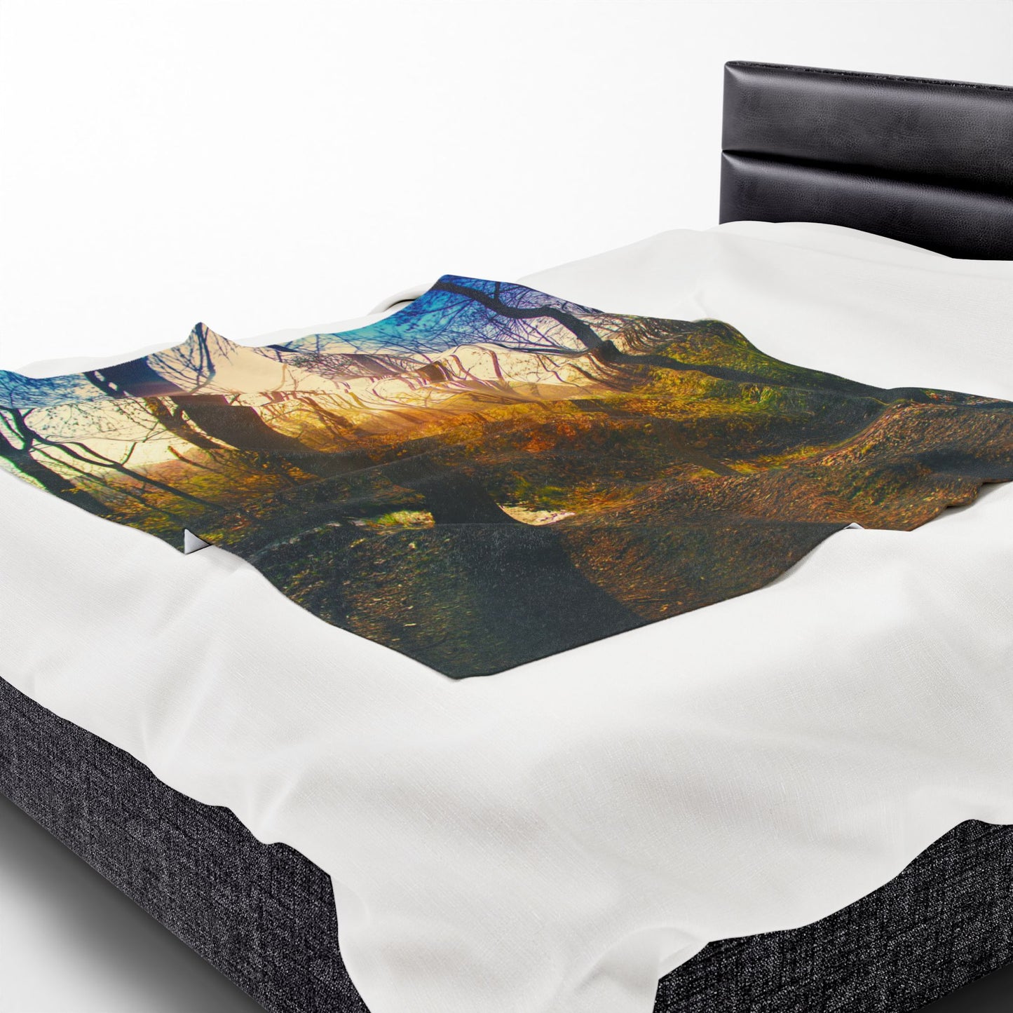 Velveteen Plush Blanket with beautiful photo image.